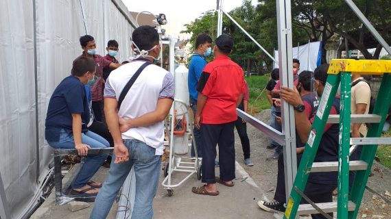 Ahli Instalasi Gas Medis Rumah Sakit Darurat COVID di Tabalong Kalimantan Selatan
